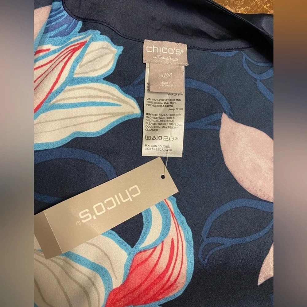 NWT Chico’s Scarf Front Kimono Jacket - Picture 7 of 8